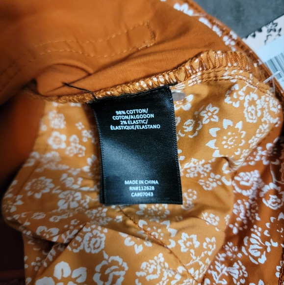 Nanette Lepore Hamilton Skinny Pants, Autumn Orange, Women's Size 2 - Picture 7 of 10